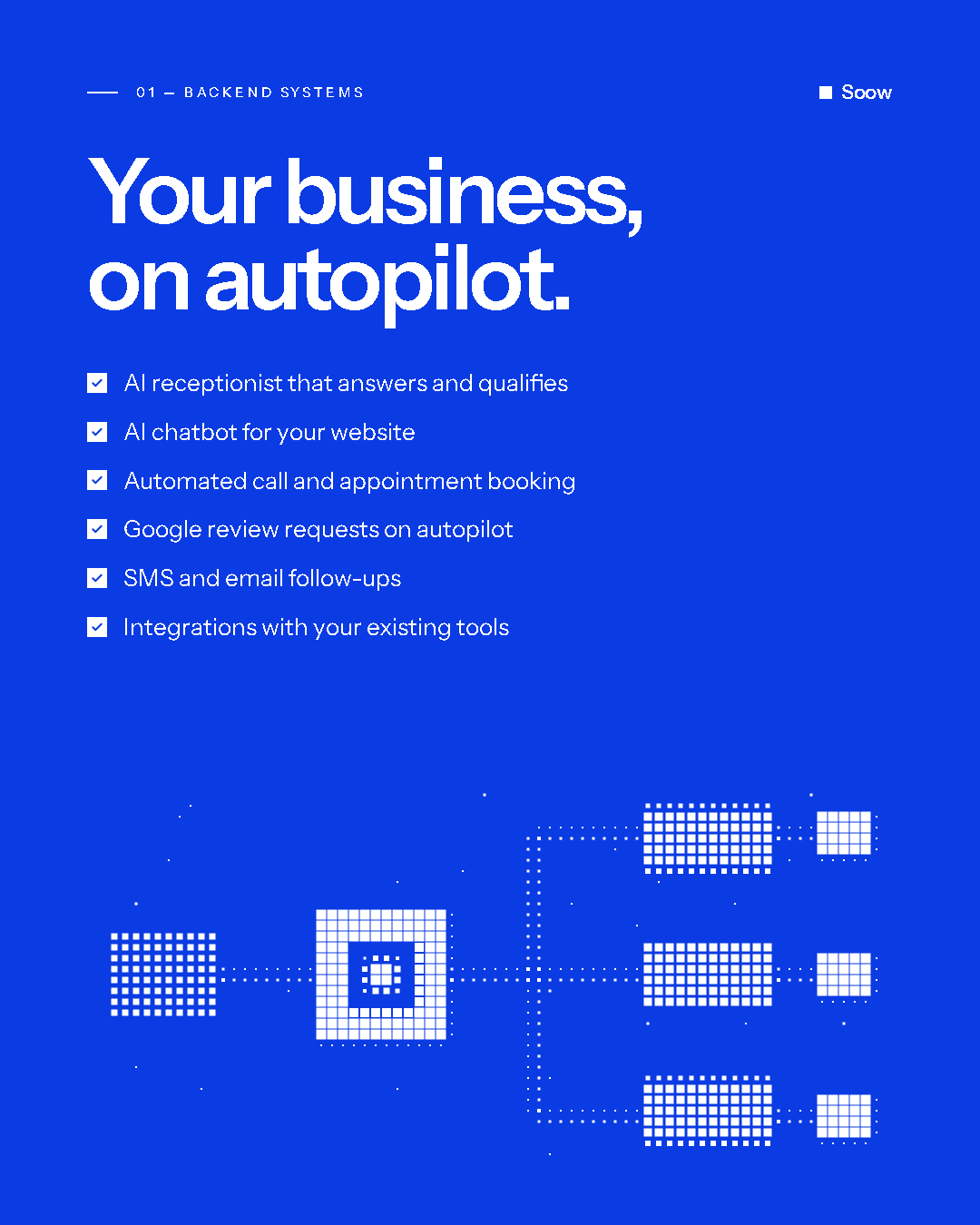 Backend Systems — Your business, on autopilot.